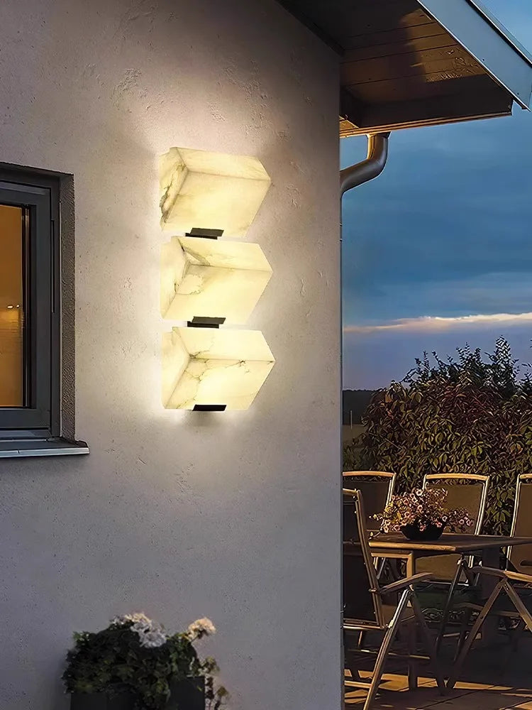 Wall sconce art decorative waterproof marble for indoor and outdoor - view 10