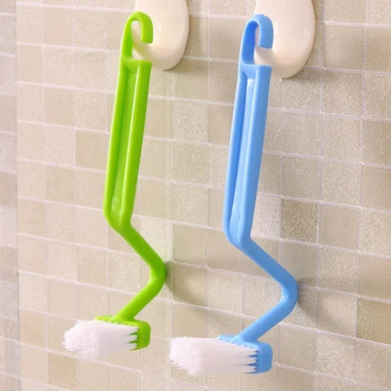 Curved toilet brush portable practical cleaning tool - view 6