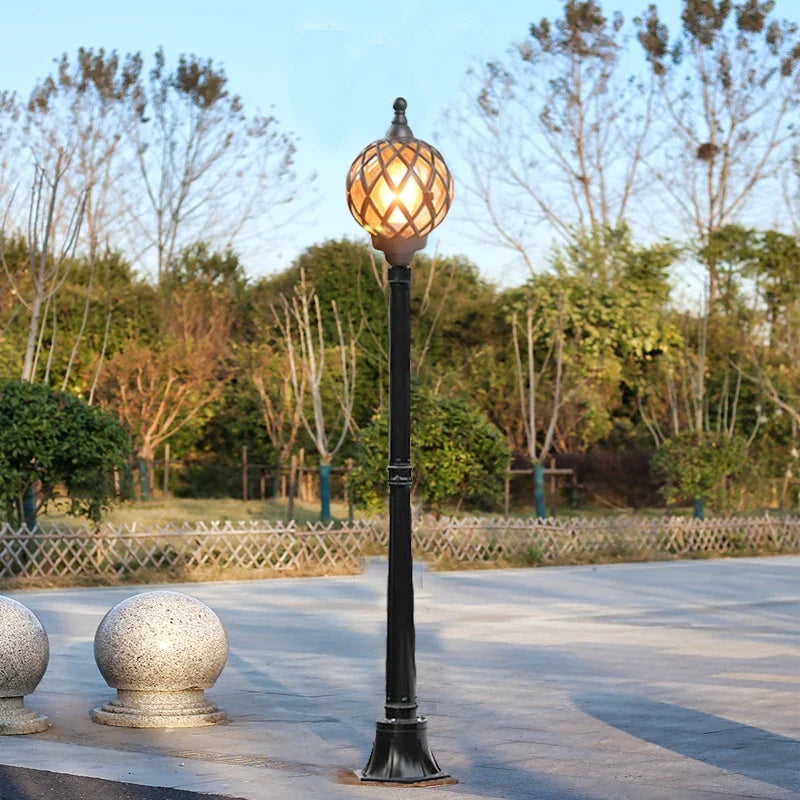 Unique head garden floor lamp in decorative led - view 2