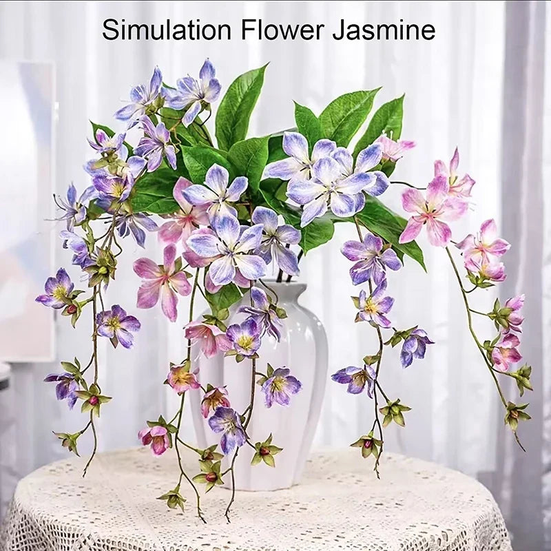Artificial flowers hanging jasmine wedding decoration for balcony - view 3