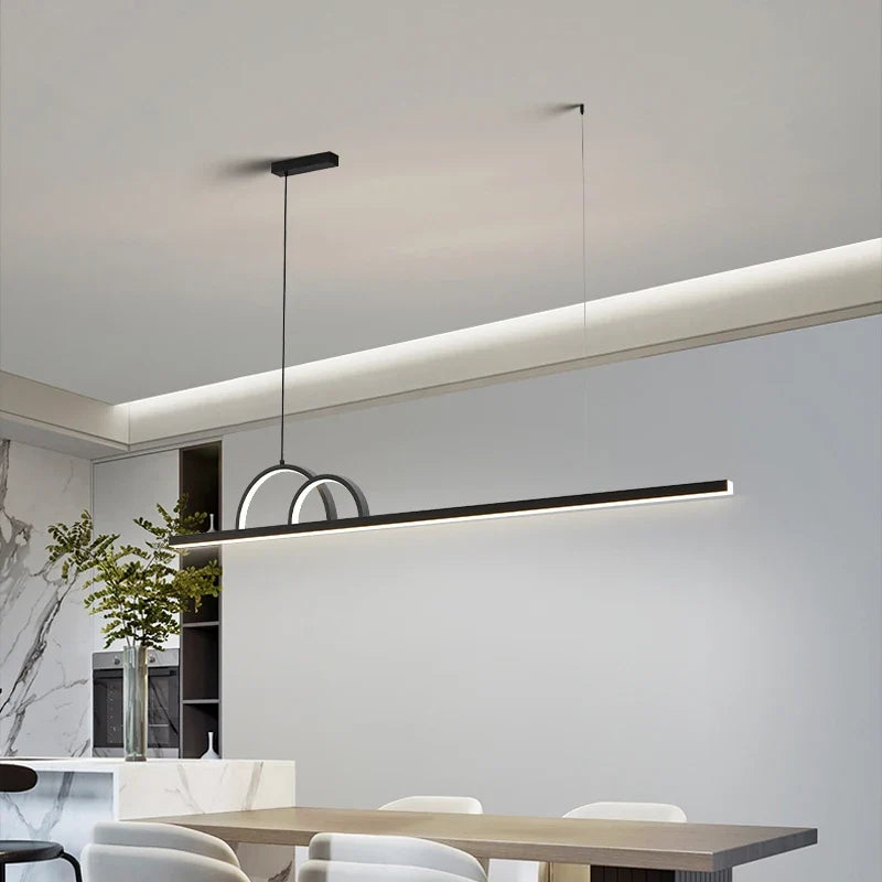 Nordic design LED chandelier for modern interior lighting - view 2
