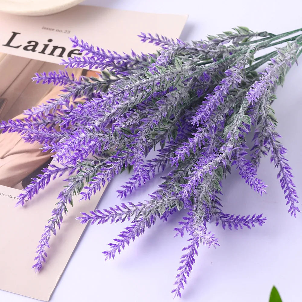Artificial lavender plants for table decoration at home - view 6