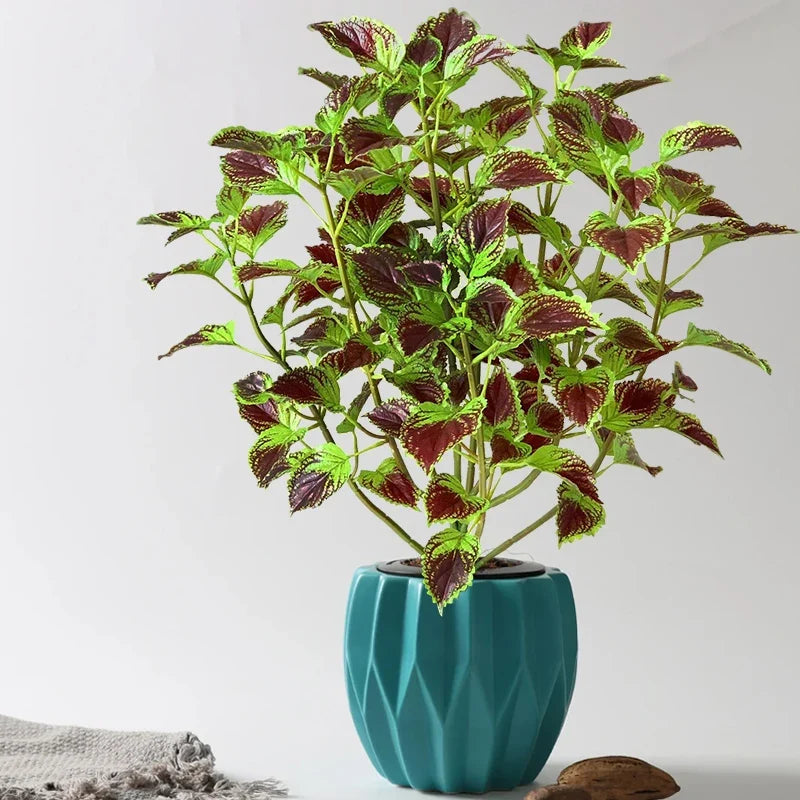 Artificial eucalyptus plants and tropical mint for interior decoration - view 4