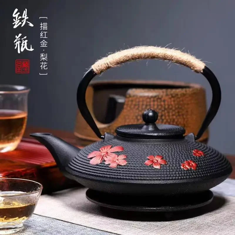 Japanese teapot service enamelled cast iron infuser 800ml - view 4
