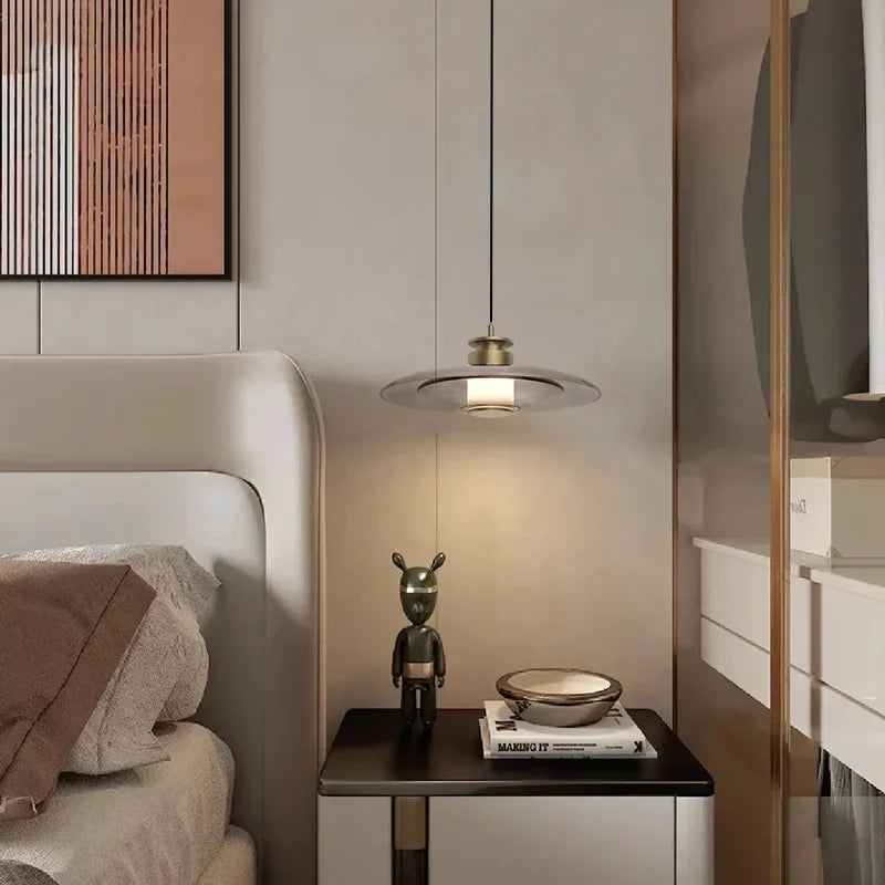 Modern glass wall sconce for elegant interior decoration - view 5