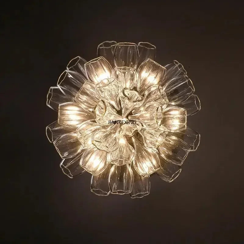 Art decorative glass pendant light for modern and elegant interior - view 6