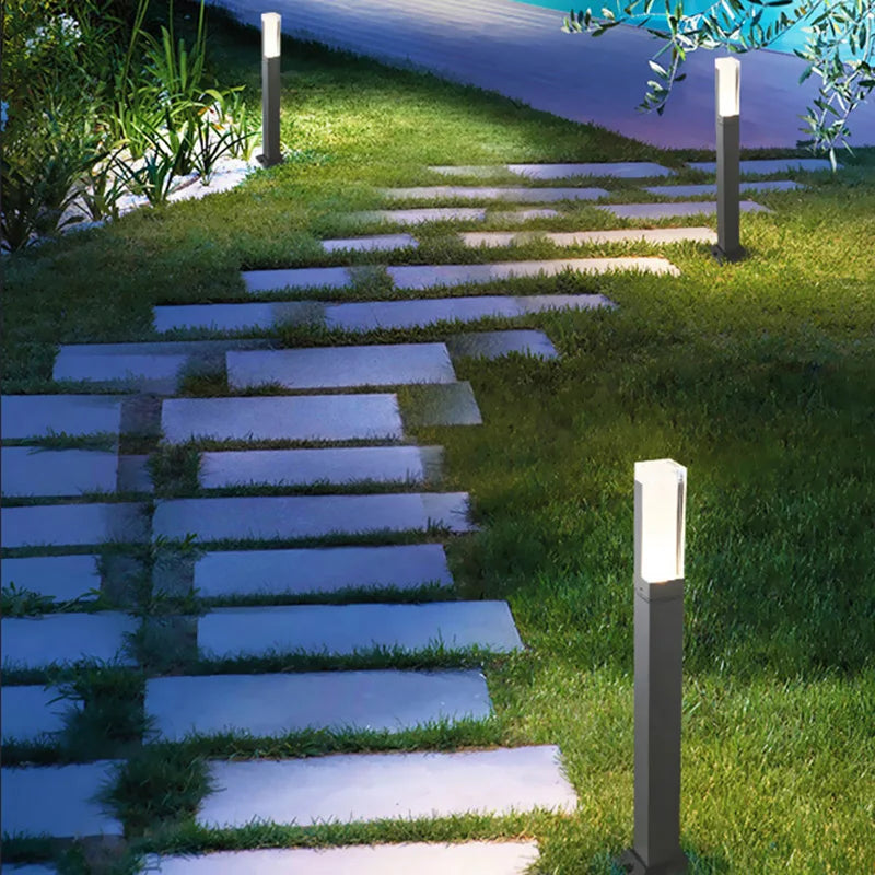 Waterproof outdoor led light column for garden and landscape - view 4