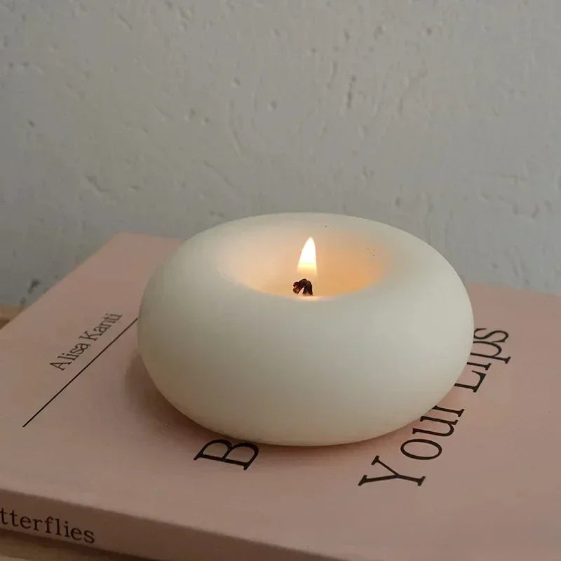 WHISKER | Donut Candles Vanilla Candle, Scented Candles, Aromatherapy Candle, Soy Wax Candle, Candle for Home, Bulk Wholesale - Donut 1 layer