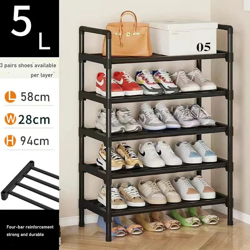 Practical storage shelf to organize your shoes - M 58cm 5 couches