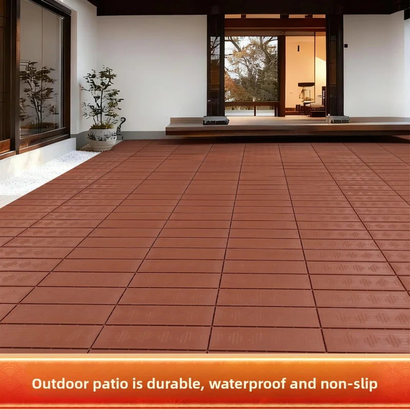 Composite Interlocking Deck Tiles Slip-Resistant - view 2