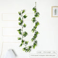 Artificial eucalyptus garland for wedding decoration and garden - 1,75-B