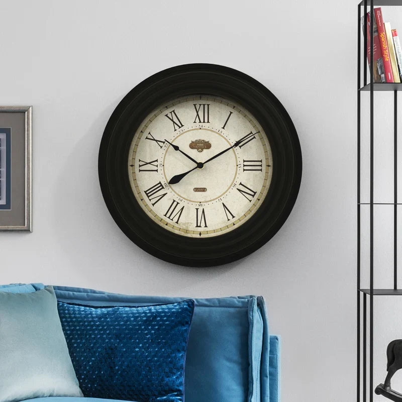 Retro industrial style wall clock for interior decoration - view 4