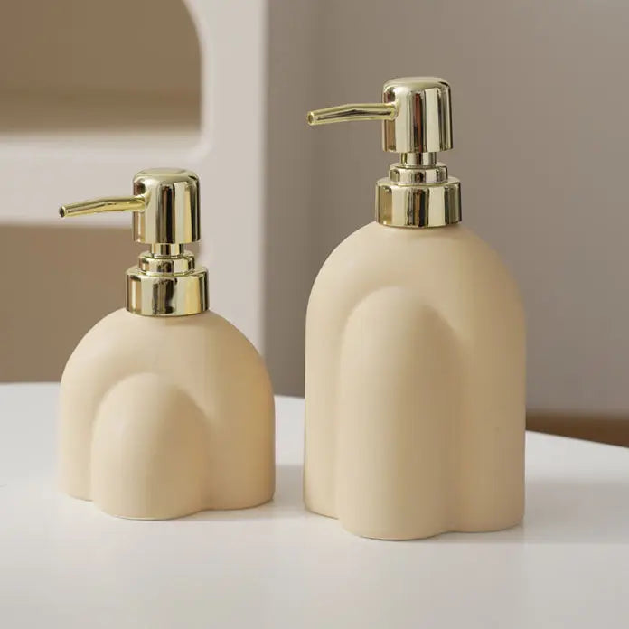Ceramic soap dispenser for shampoo and portable water - view 4