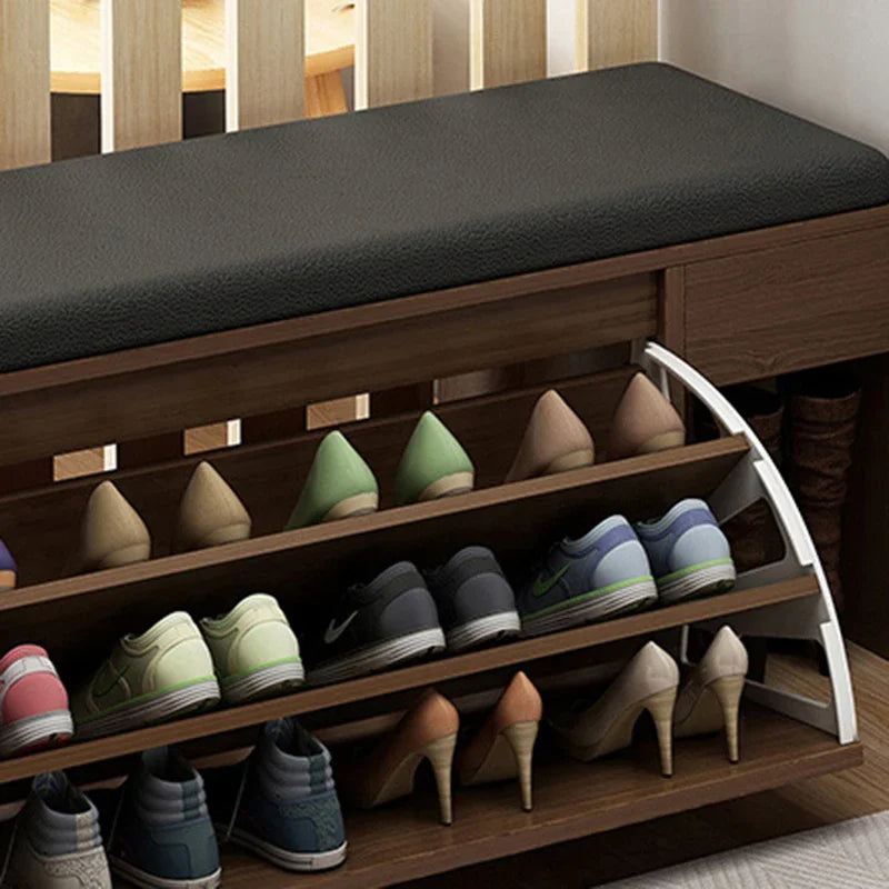 Japanese design vertical storage cabinets for modern shoes - view 4