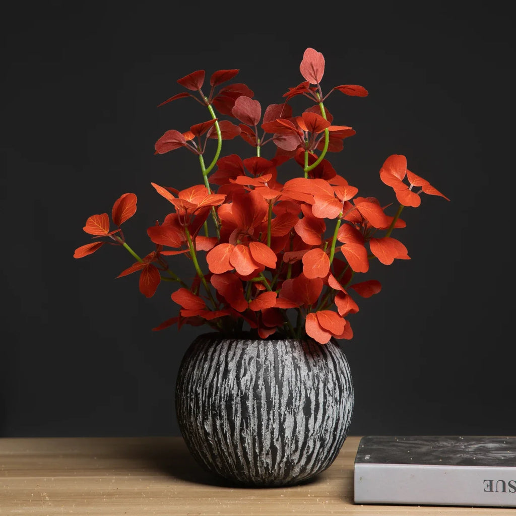 Artificial plants of four-leaf clover for interior decoration