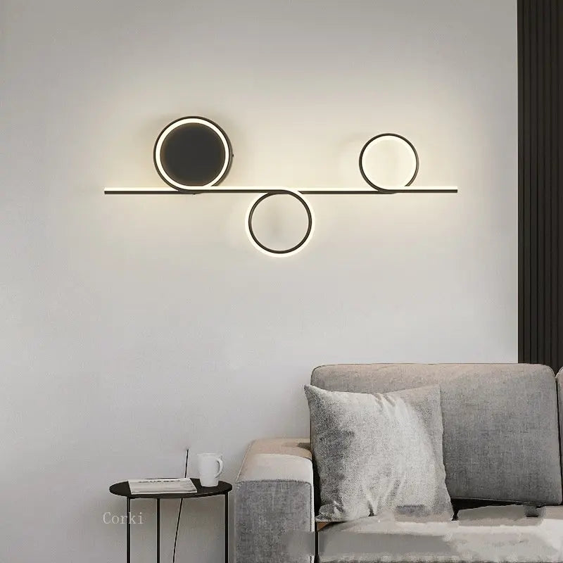 Nordic wall sconce interior lighting minimalist decoration - view 3