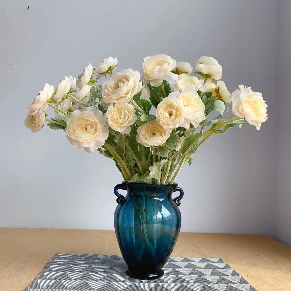 Artificial silk flower bouquet for decoration and accessories photo - view 2