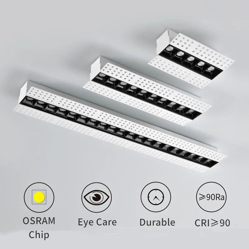 LED spot built-in magnetic modern linear lighting inside - view 2