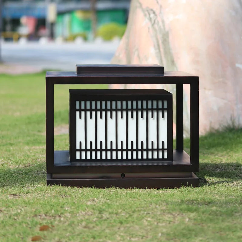 Outdoor solar LED lamp with remote control and variable intensity - view 7