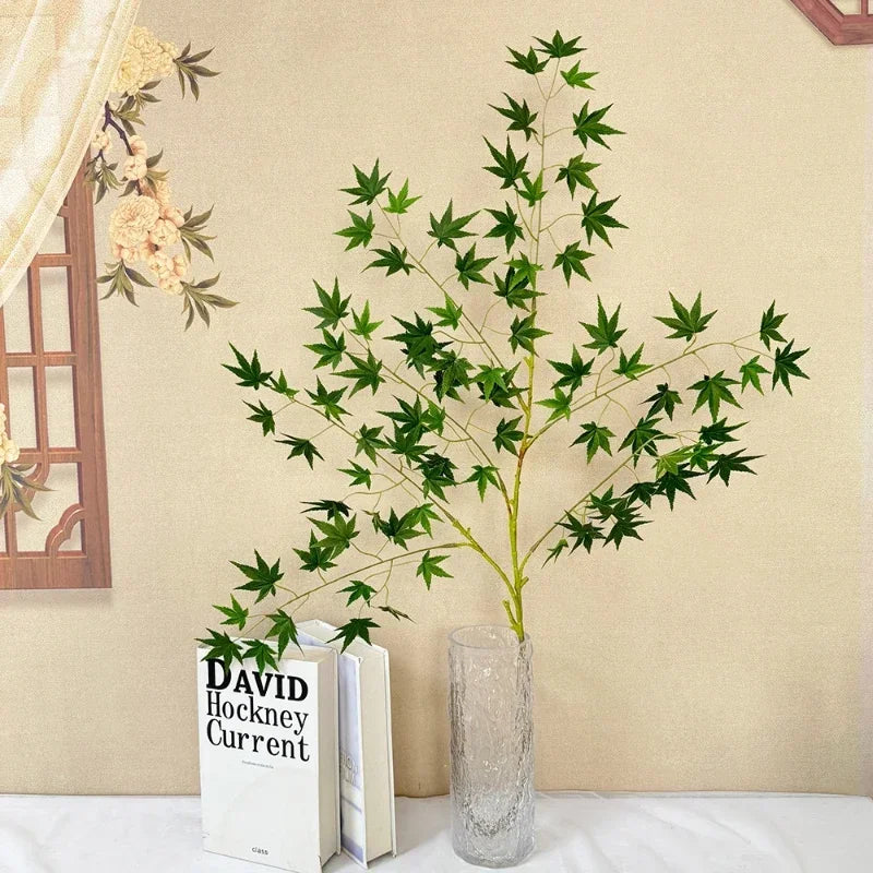 Artificial plants decorative maple leaves for autumn interior - view 3