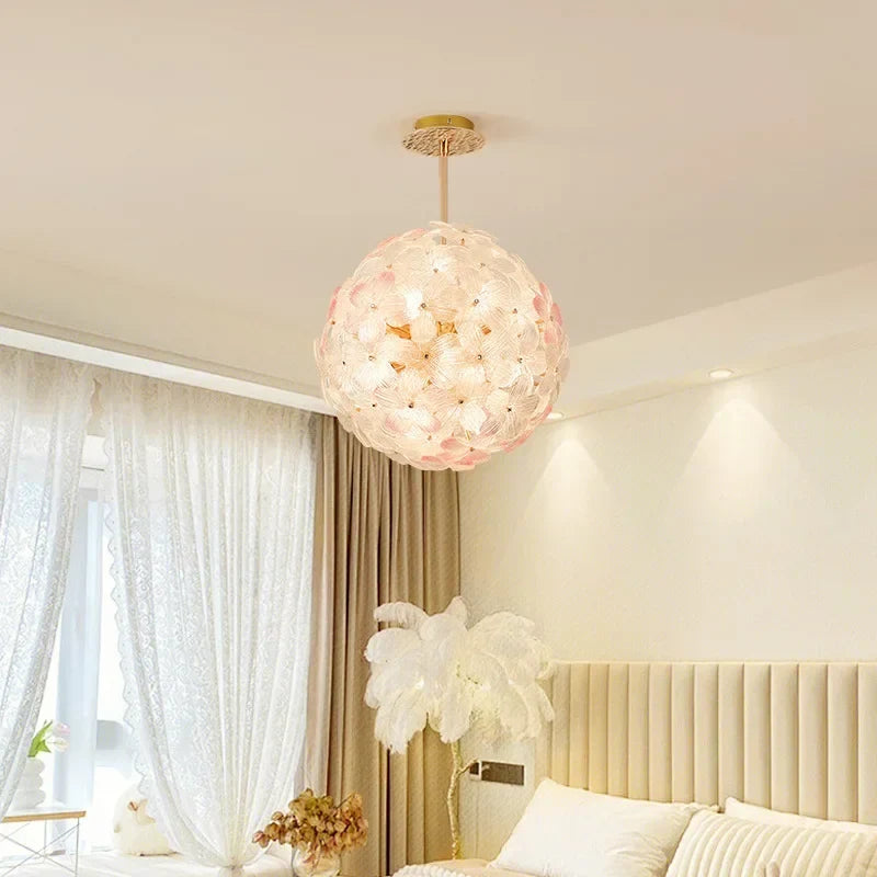 Modern glass pendant light for retro design interior decoration - view 2
