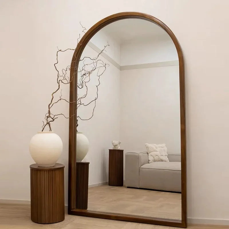 Circular decorative mirror for an elegant bohemian atmosphere - 100 200CM-1