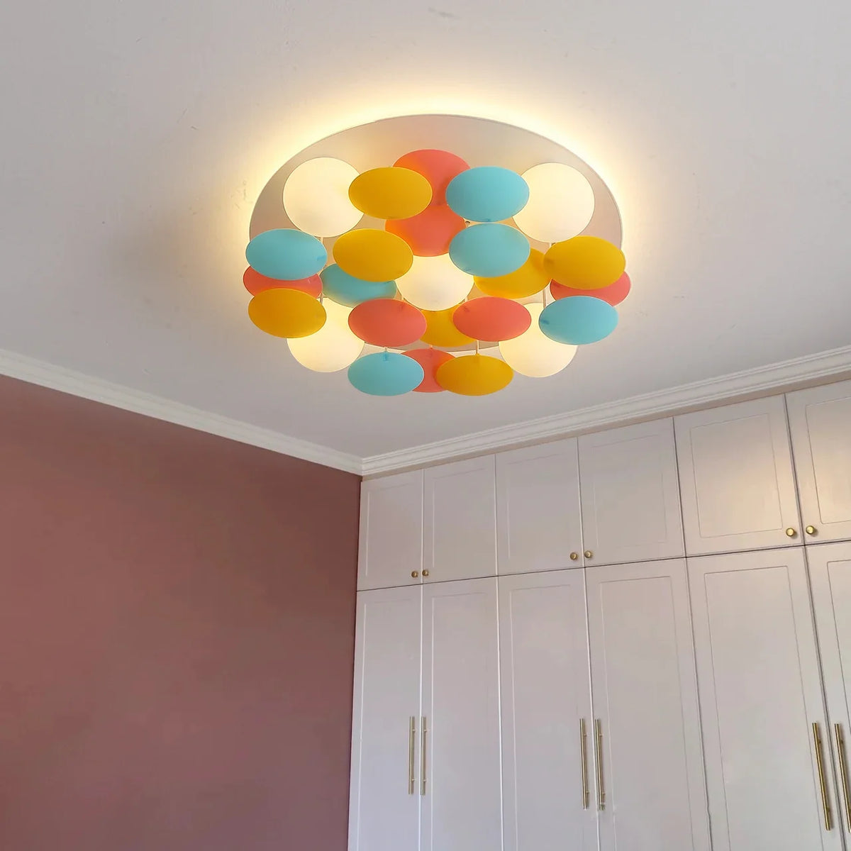 Led ceiling lamp romantic design for modern artistic decoration
