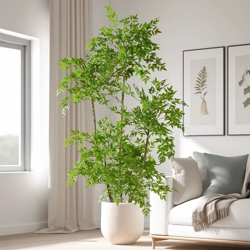 Artificial bamboo tree realistic touch for interior decoration