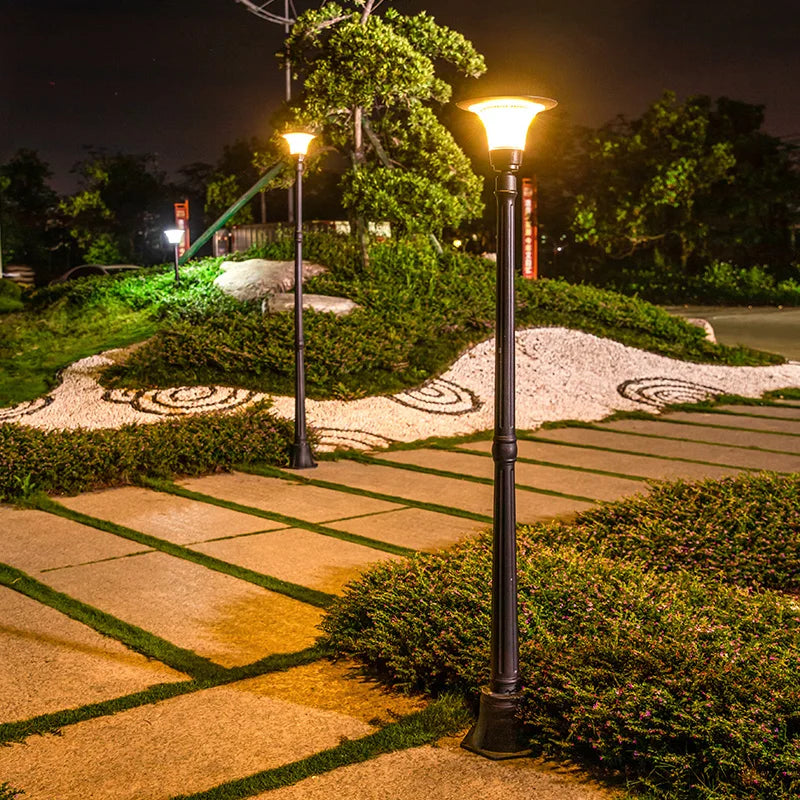 Led solar floor lamp for garden and outdoor aisles - view 5