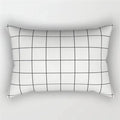 Contrasting Botanical Rainbow Geometric Throw Pillow Cover