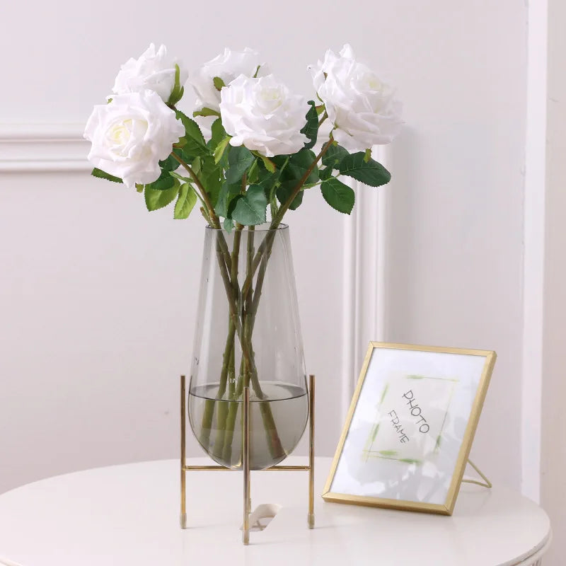 Wedding bouquet in high-end artificial rose wines for wedding and gifts