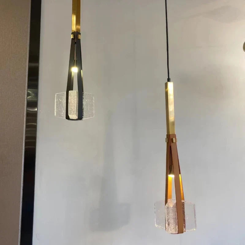 Modern design crystal chandelier for restaurants bars and cafes - view 3