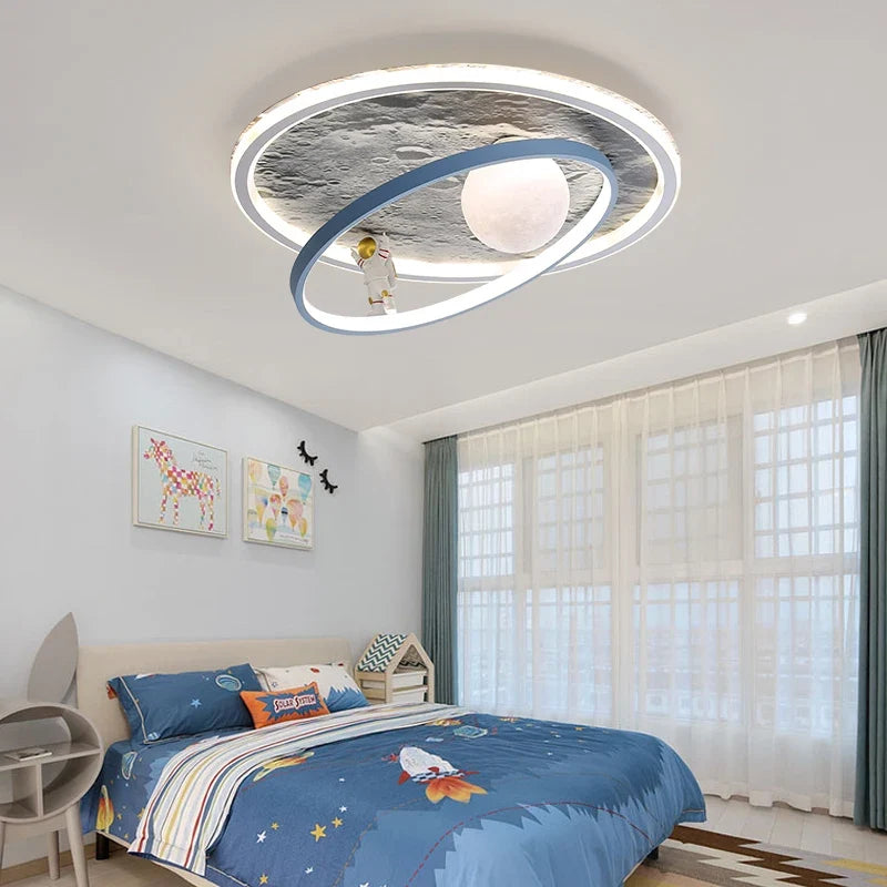 Round led ceiling for modern interior lighting - view 4