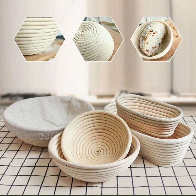 Rattan bread basket for cooking and fermentation - view 2