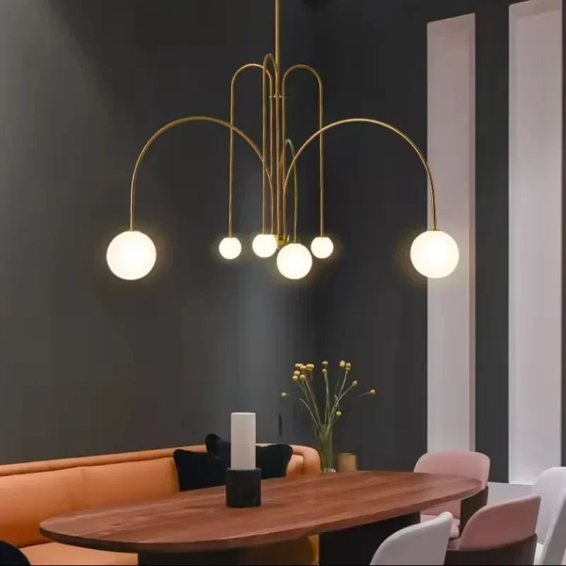 Modern pendant light with creative design led Nordic luxury - view 6