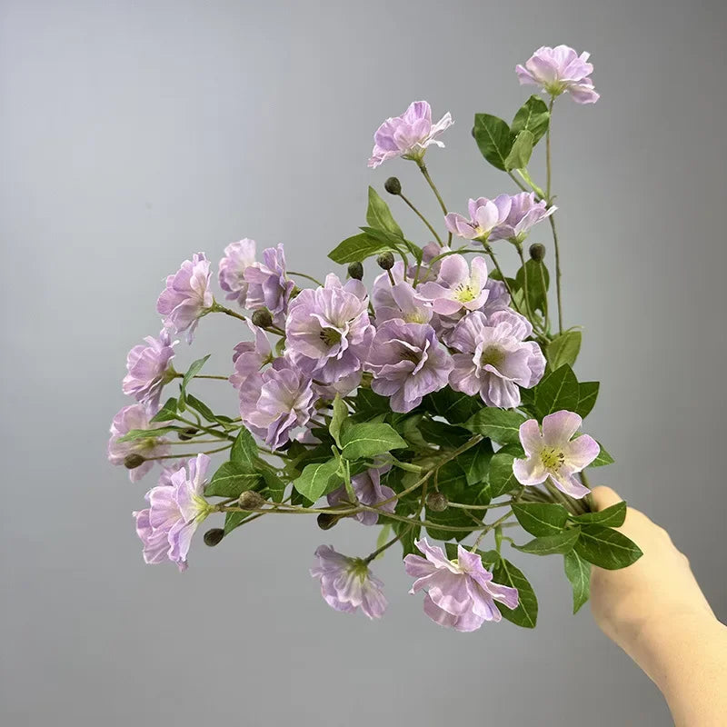 Marguerite simulation in silk artificial flowers for interior decoration - view 3