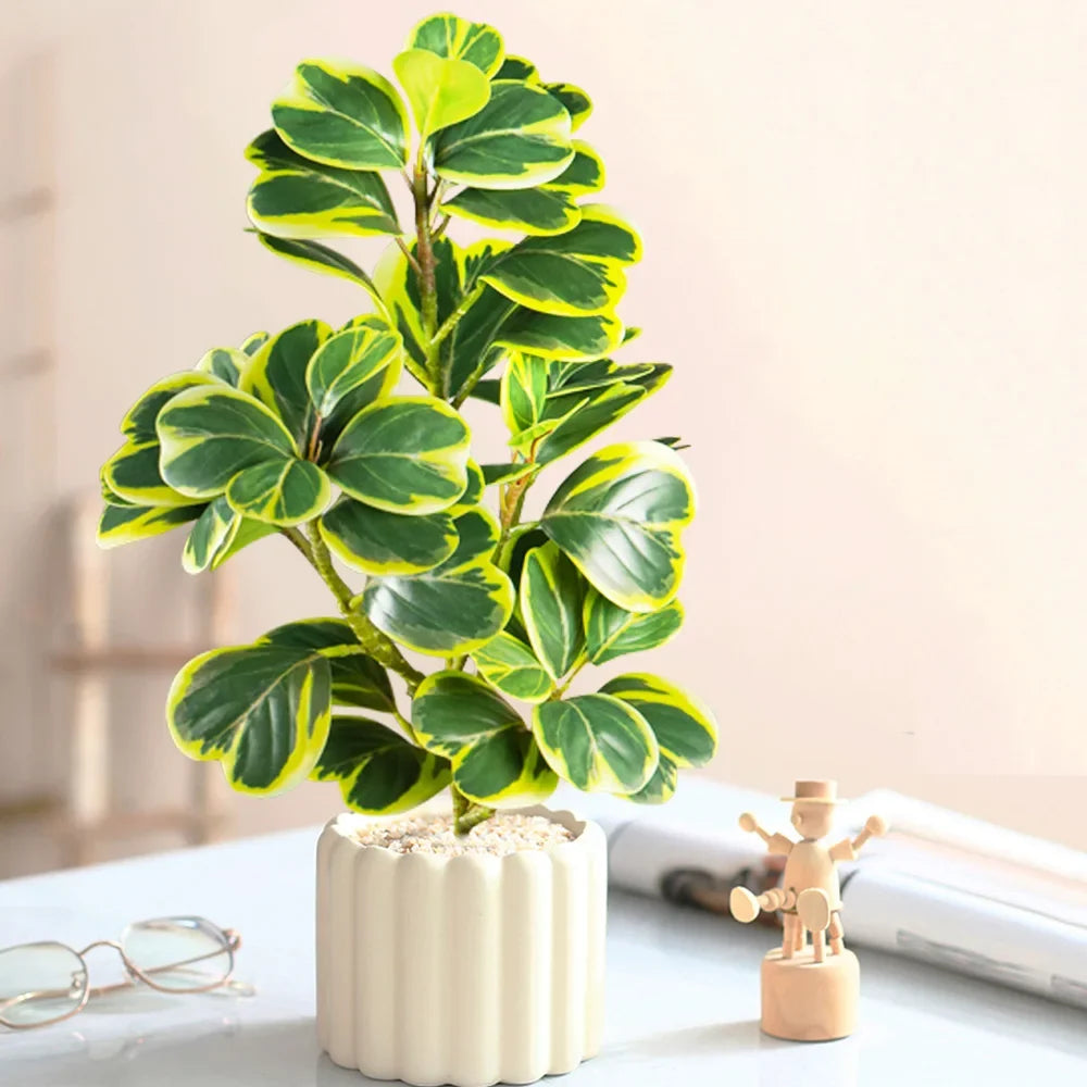 Artificial ficus tree with heart leaves for interior and exterior decoration - view 5