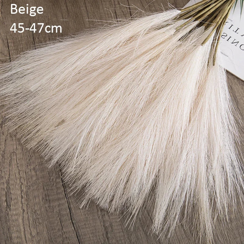 10 artificial flowers for bohemian decoration and wedding - Beige / 10 Pieces