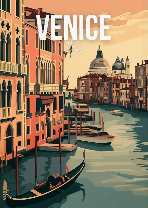 Travel poster to decorate your interior elegantly - 20X30cm Unframed / 8