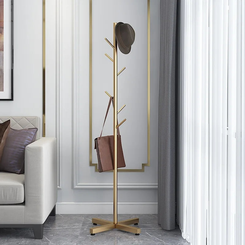 Luxury coat holder with 8 hooks for clothes and accessories - view 2
