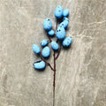 Decoration egg artificial flowers foam for Easter diy - Blue