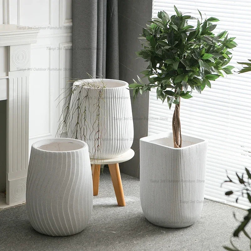 Modern design Nordic flowerpots for garden and courtyard - view 3