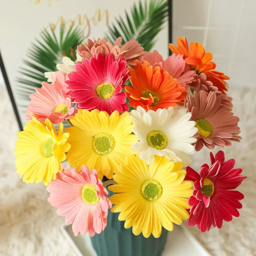 Artificial flower marguerite decoration for marriage and interior - view 3
