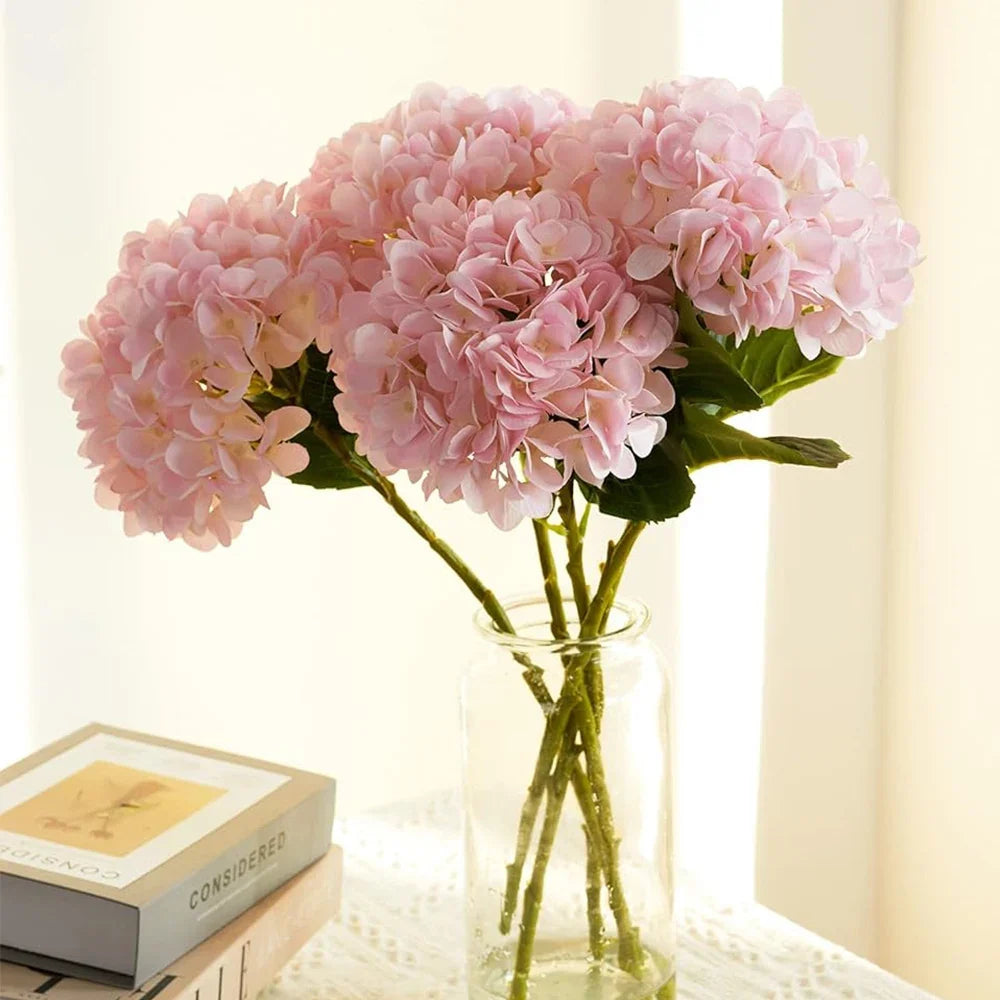 Bouquet of artificial peonies for festive floral decoration