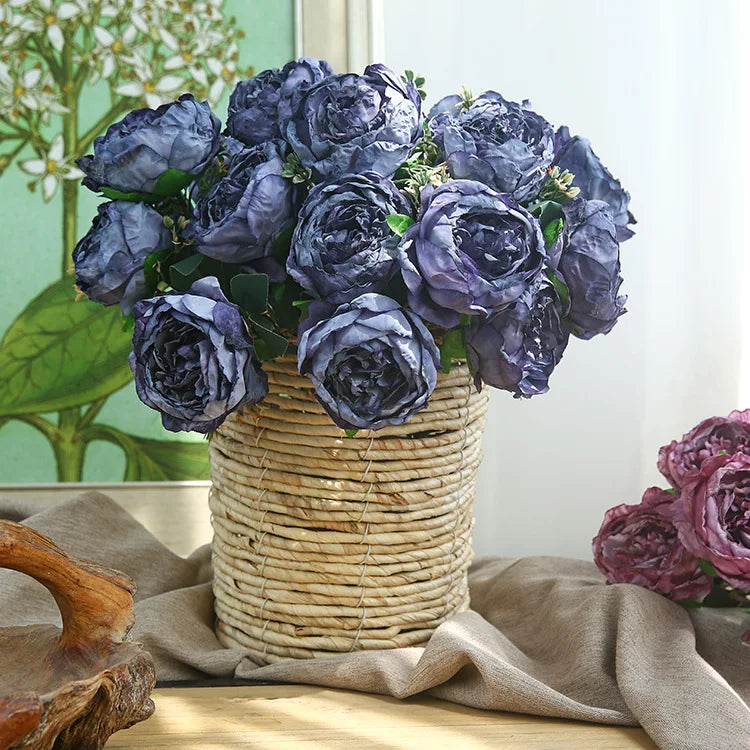 Bouquet of artificial peonies for decoration and photography - view 3