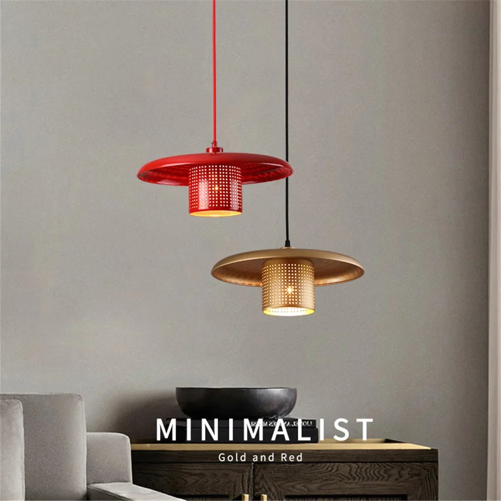 Industrial style metal led chandelier for coffee and bar - view 3