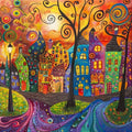 Painting by landscape numbers with frame for home decoration - 9958016 / 20x30cm No Frame