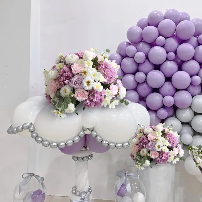 Artificial silk flower balls for wedding decoration and photo - view 5