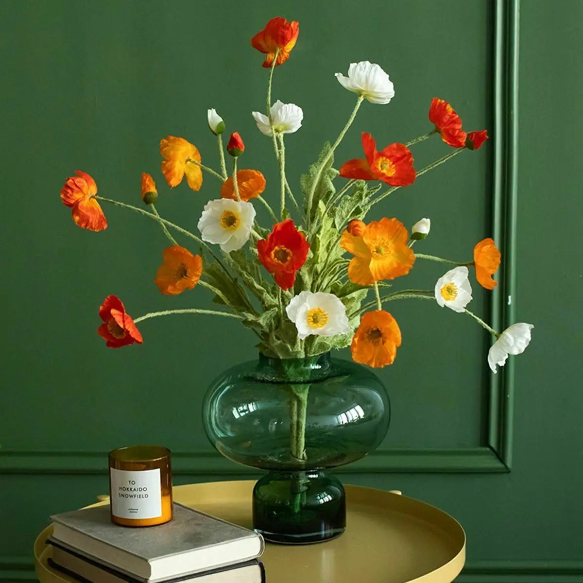 Bouquet of artificial flowers poppy for home decoration garden party - view 4