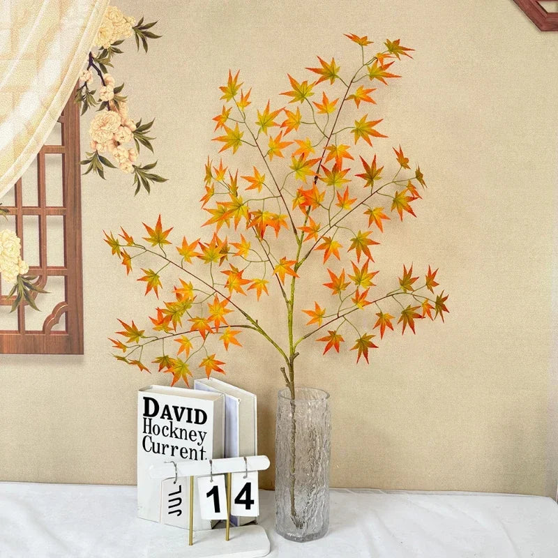 Artificial plants decorative maple leaves for autumn interior - view 2